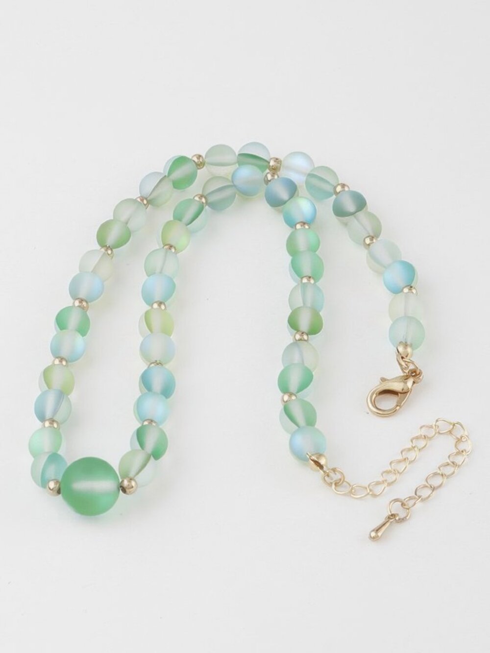 Translucent Bead Necklace - Picture 2 of 6